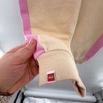LEGO x Target Jogger Sweatpants Beige Purple Colorblock Fleece Size Medium Tan Photo 1