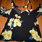 BP Floral Loose Fit Crop Top Braided Straps Photo 0