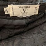 VINTAGE Valentino Miss V floral pencil skirt sz 42 Black Photo 3