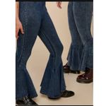 Earthbound Flower Child Boho Blue Flare Pants L NWT MSRP $58 Photo 1