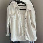 Madewell  Ivory Waffle Knit Top Photo 0