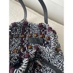 ZARA  BRAIDED TOTE Bag With Wooden Beads Photo 4