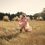 Spell & the Gypsy Bohemian Ethereal Billowy Ruffle Fleur Gown Maxi Dress Large Pink Photo 4