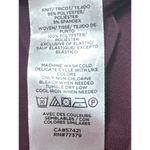 Ann Taylor Small Burgundy Smocked Shoulder Blouse Flutter Sleeve Top Fall Photo 8