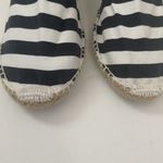 Cosido A Mano Womens Navy Striped Espadrilles Nautical Slip On Canvas Sz 43EU Blue Photo 1