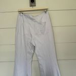 Halara  Women’s Large Regular White Flare Pants Pull on Stretchy New Photo 3
