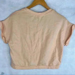 Fabletics Cassie Peach Orange Crewneck Short Sleeve Athletic Top S NWT Outdoor Photo 2