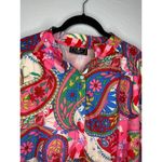 Camellia by Affection Floral Paisley Dress Size Small Spring Flowy Knee Length Pink Photo 2