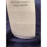 Lulus NWT Classic Romantic Semi-Formal Flowy Chiffon Navy Cocktail Dress Large Photo 8