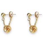 Elegant Simple Dangle Drop Earrings for Women Gold Photo 0