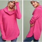 Anthropologie Moth Bright Pink Tunic Brenta‎ Cowl Neck Sweater Women's Size M Size M Photo 1