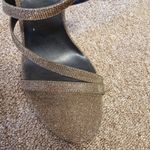 mix no. 6  Size 9 Gold Metallic Shimmer Glitter Heels Photo 2