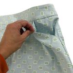 Peter Millar Ladies Golf Skort Light Blue Green Geometric Design Womens Size 10 Photo 4