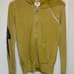Sundry Let It Shine Graphic Hoodie in Vintage Saffron Yellow Gold Size: Small Photo 0