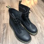 Dr. Martens  Soft Leather Lace Up Combat Boots Size 6 Photo 3