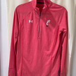 Under Armour  Cincinnati Bearcats‎ Heat Gear Quarter Zip Athletic Pullover Small Photo 0