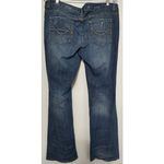 Mossimo Supply Co Distressed Denim Bootcut Jeans Size 13R Blue Photo 1