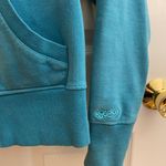 Y2K Zip Up Hoodie Blue Photo 3