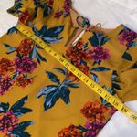 Everly dress floral print long bell style sleeves keyhole opening lined size Med Photo 4