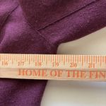 Beyond Threads Malbec Pleated Serena Peruvian Alpaca Wool Sweater Jacket Small Purple Photo 7