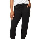 Hanes NEW Ecosmart Jogger Leggings in Black Size Medium Loungewear Essential Photo 0