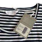 Everlane  The Cotton Striped Tee Dress Navy and White Mini Women’s Size Small NWT Photo 5