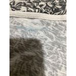 Pilcro Shirt Womens Large Gray Black Tiger Print Short Sleeve Cotton Casual Photo 3