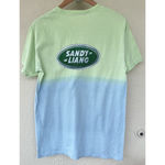 Sandy Liang  Green Blue Dippy Tee Tie Dye Retro Logo Groovy Women's Size Medium Photo 9