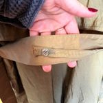 London Fog  Metallic Tan Trench Coat Classic Full Length Outerwear Women Photo 5