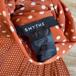 Smythe Polka Dot Drape Blouse Amber Orange Size M Size M Photo 2