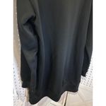 Black Crew Neck Long Sleeve Sweatshirt Dress Oversized Casual Lounge XL Size XXL Photo 3