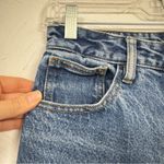 Brandy Melville John Galt Straight Leg Jeans Womens M Blue High Rise Raw Hem Photo 6