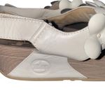 FitFlop Floretta Fluer Slingback Sandal Mule Cream Tan 100% Leather Size 8 Photo 2