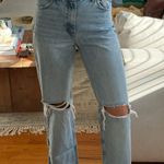 ZARA  Wide Leg Ripped Jeans Photo 0