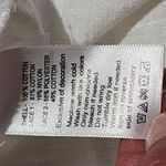 Anthropologie Calligraphie White Black Embroider Bubble Sleeve Peasant Blouse XS Photo 5