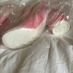 Maison Martin Margiela MM6 Pink Terry Cloth Bootie White Size 9 Photo 5