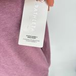 Athleta  Studio Barre Sweatshirt Long Sleeve Top Purple Off The Shoulder Small Photo 8