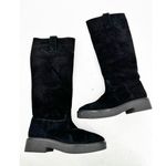 Stuart Weitzman  Henley Black Suede Riding Boots 6.5 Photo 0