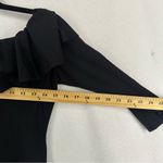 ZARA  Trafaluc 1/2 Sleeve Off Shoulder Layered Bodysuit Medium Black Photo 6