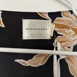 Maison Du Soir Kimono NWT Robe Gold Floral Size Small/Medium Yellow Photo 3