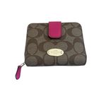 Coach  Mini Margot Signature Brown Pink Handbag Caryall Purse + Wallet Leather Photo 10