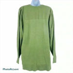 Terra & Sky  Green Long Sleeve Open Wrap‎ Top 4X Photo 6