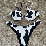 Zaful cow print bikini set Photo 0
