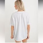 Aerie Graphic Oversized Boyfriend T-Shirt ‘SUMMER FUN’ Rainbow Ombre - size M Photo 10