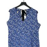 MARNI Silk Geo Shift Dress Royal Blue White Black 46 (10) Size L Photo 1