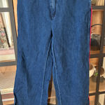 Ralph Lauren Vintage 90s  jeans denim pants wide leg buttons brass embroidered Photo 0
