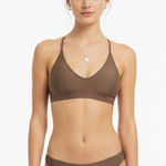 Patagonia  Taupe Brown 2 Piece Bikini Bathing Swim Suit Set M Photo 0