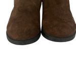 Ed Hardy VTG  Montana Brown Suede Boots Y2K Eagle Studded Mid Calf  Embroidered Photo 7