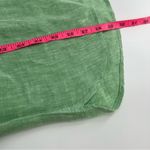J. McLaughlin  Britt linen button down top green sz XL Photo 4