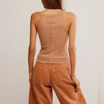 We The Free NWT Free People Mia Tank - macchiato tan sand - XS Photo 3